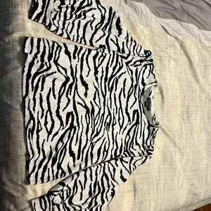 Beautiful zebra striped shirt!!